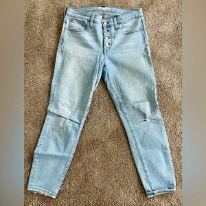 Madewell 9" High-Rise Skinny Crop Jeans